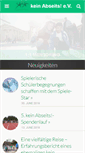 Mobile Screenshot of kein-abseits.de